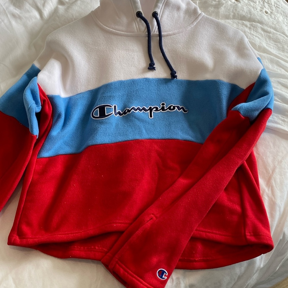Cropped Champion hoodie